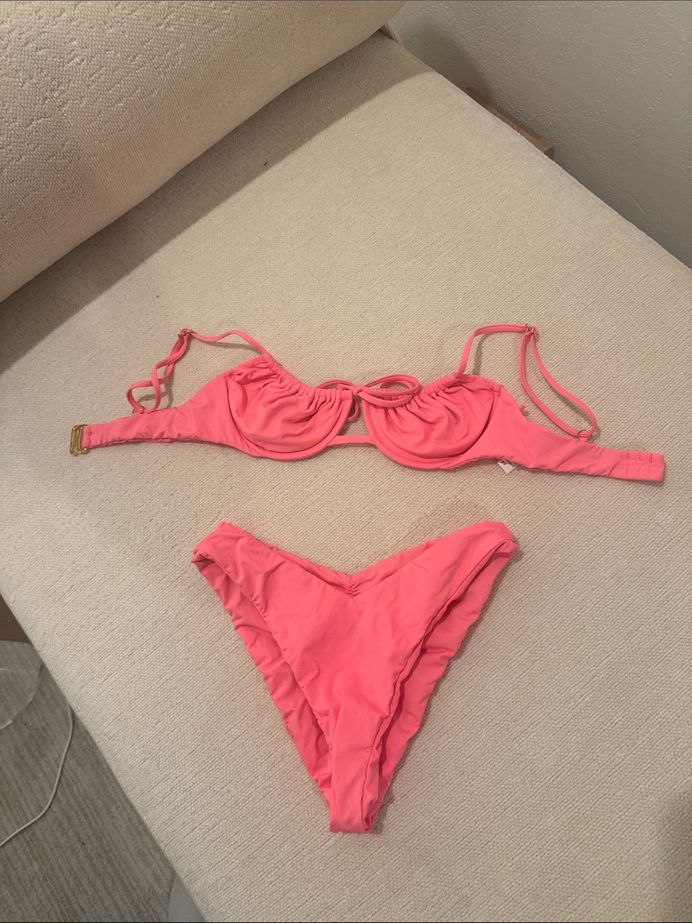 Summerful Pink Coral Bikini Set - Two Piece Swimwear